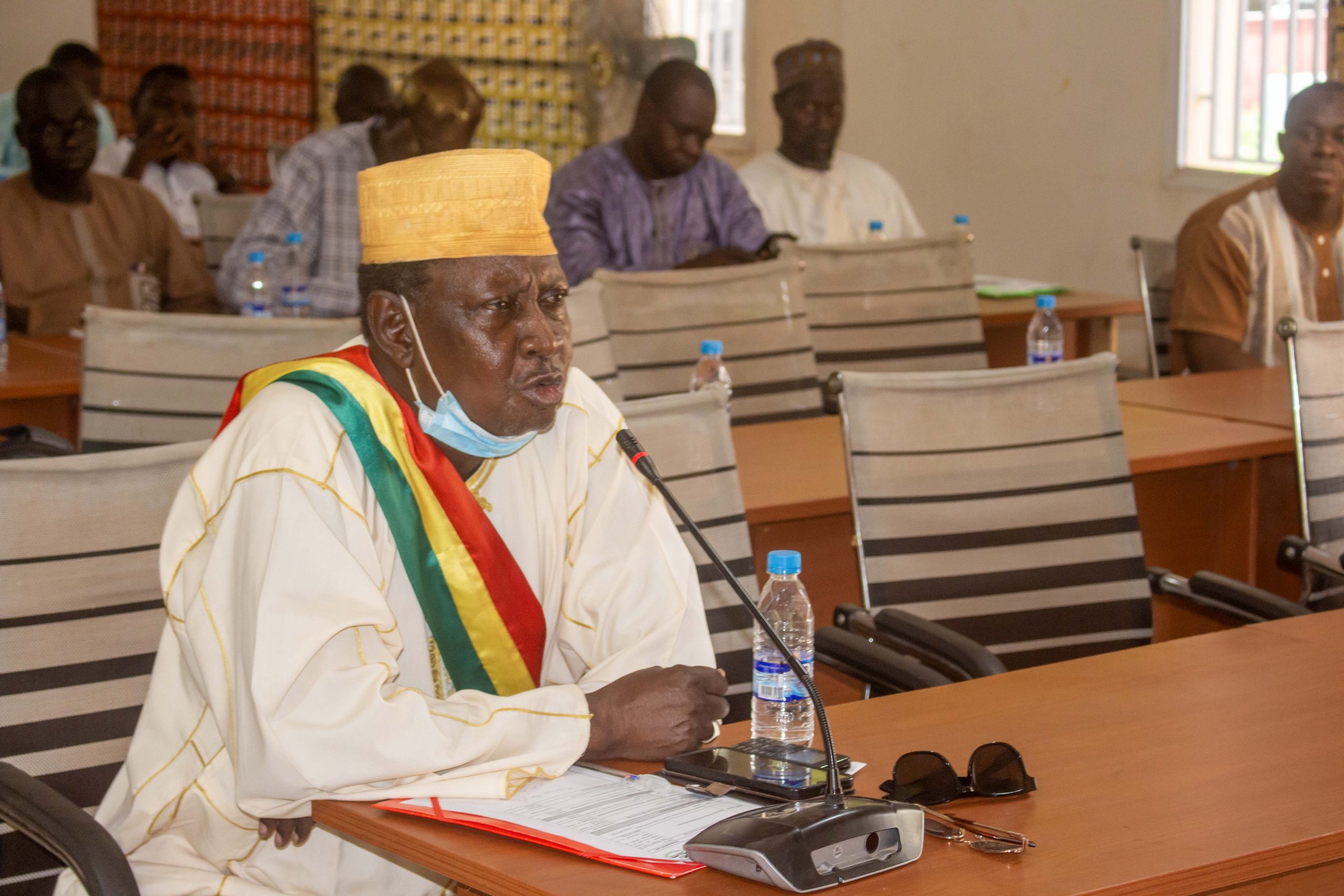 Portrait d’un représentant de la Croix-Rouge malienne lors de l’atelier de lancement du projet à Mopti